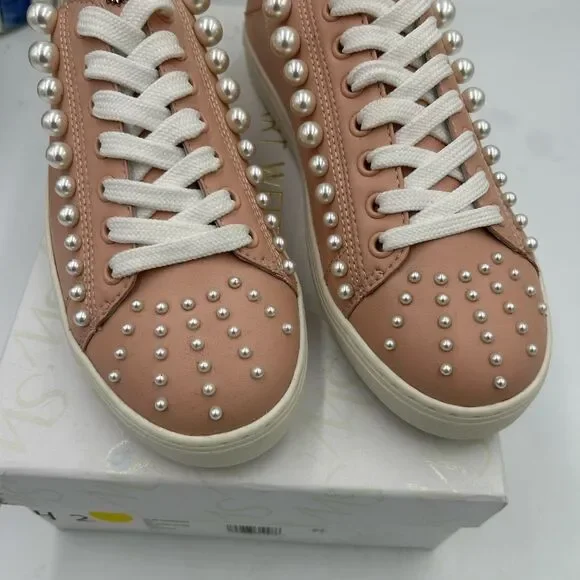 Women's Stuart Weitzman Goldie glam, convertible sneaker size 6 - Picture 3 of 10